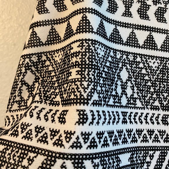 Blue Rain Francesca's Black & White Mini Skirt - Picture 3 of 4